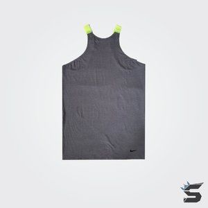 NIKE W Dri-Fit Slim [Grey/Volt] Gym Training Activewear Tank Top Size Large